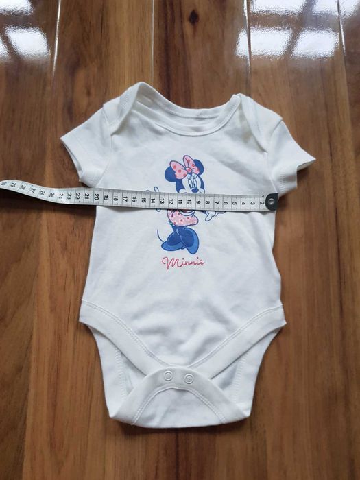 Disney Baby  bodziak Myszka Minnie białe body Minnie 0-3 miesięcy 62cm