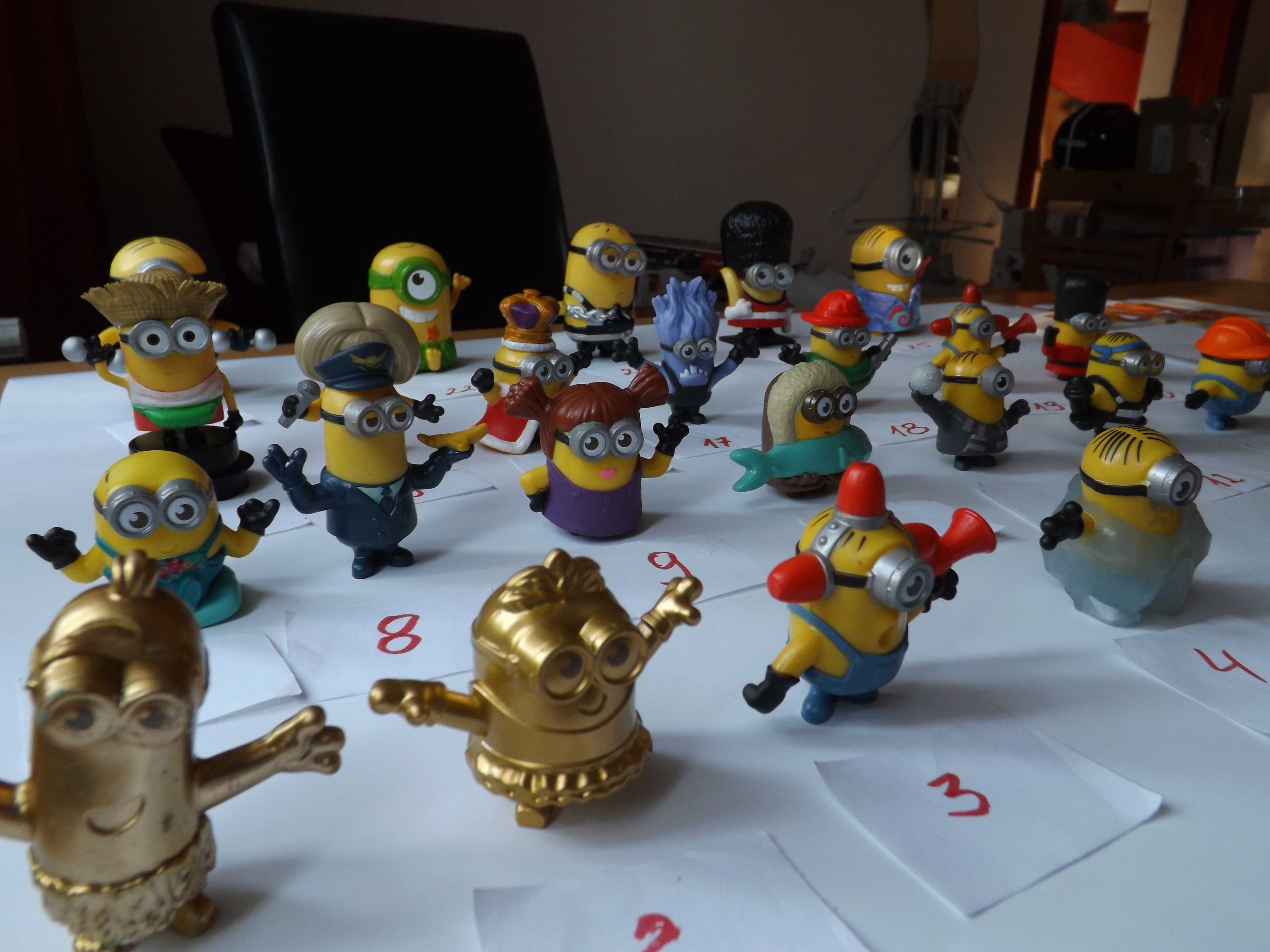 Minionki, dvd, figurki, kolekcja , plan lekcji