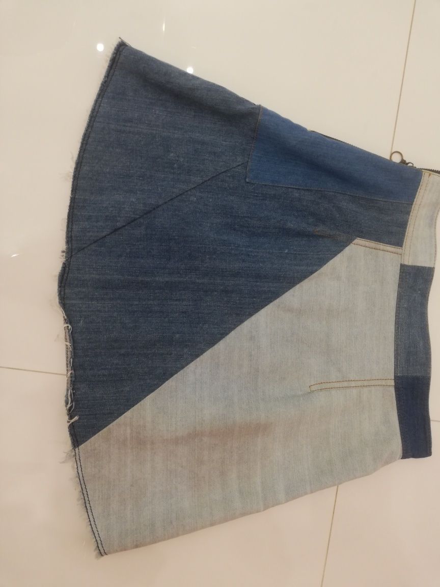 spódnica Zara 34 XS mini jeans