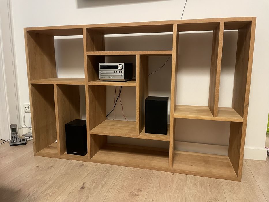 Regał M Ethnicraft Drewno dębowe solidny mebel