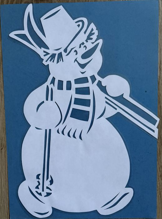 8 bałwanków dekoracje zimowe do szkoły przedszkola