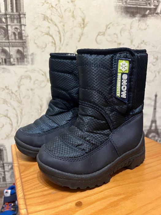 Зимові чоботи, ботинки для хлопчика, розмір 25