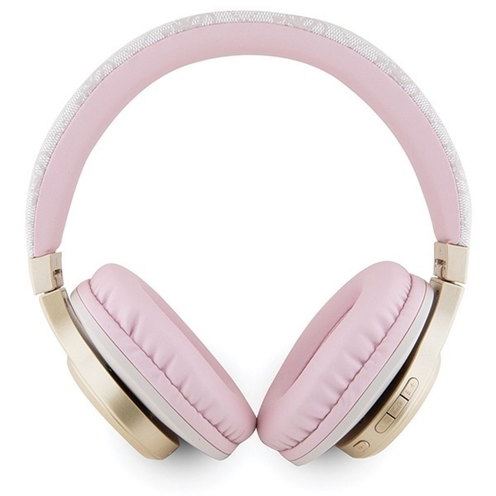 GUESS słuchawki bluetooth nauszne GUBH604GEMP (4G Script) różowe