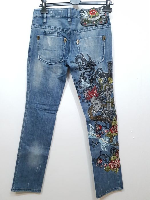 Spodnie jeansowe damskie Philipp Plein S M