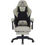 Fotel do biurka ThrustX Beżowy Tkanina Styl i Ergonomia Gaming