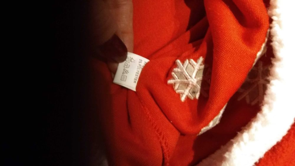 strój sukieneczka Mikołaja mikołajki 80 przebranie kostium