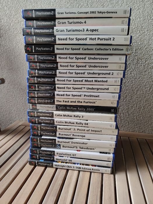 Gra PS2 Need For Speed NFS Gran Turismo Colin Burnout Fast Test Drive