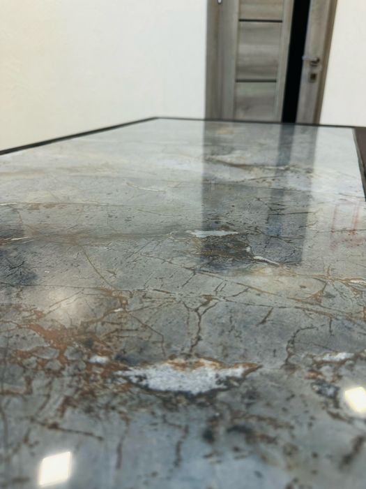 Журнальний стіл Лофт. Кавовий столик Loft. Стіл метал та скло