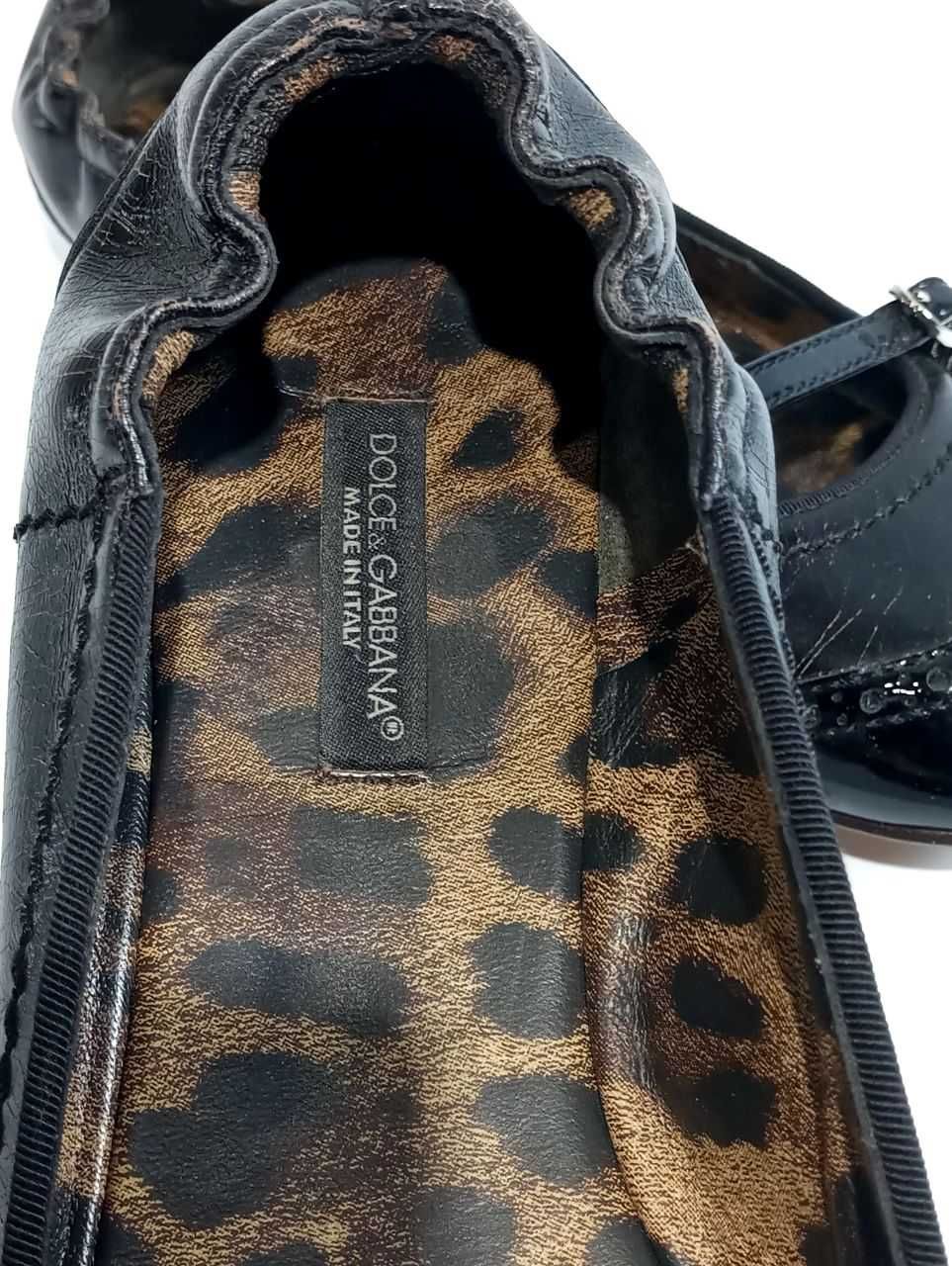 Кожаные балетки Dolce & Gabbana Оригинал