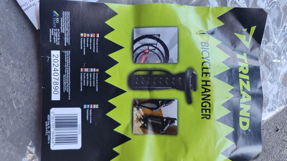 Wieszaki na rower 2 szt