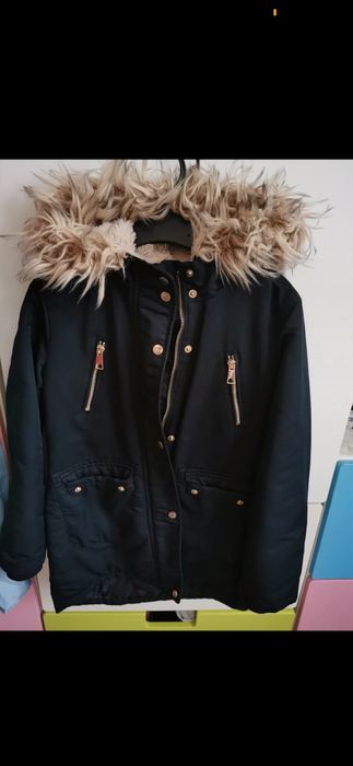 Parka ocieplana 128 134 fajna