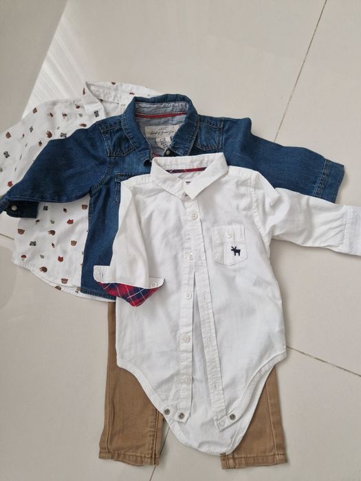 Koszula świąteczna 68 spodnie