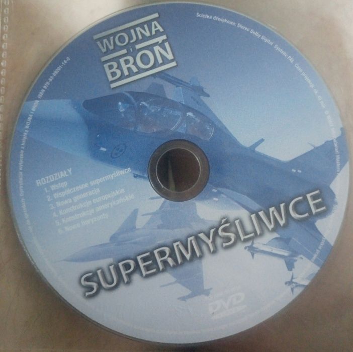 Supermyśliwce - wojna i broń. Płyta CD. Stan bdb