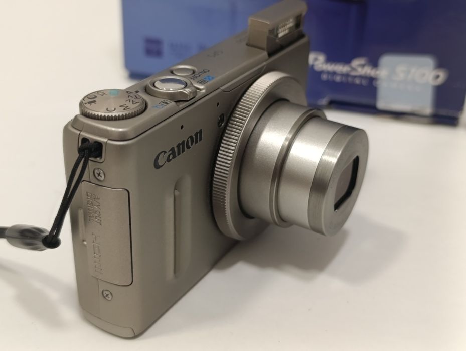 Aparat cyfrowy CANON S100 jasny f/2.0 RAW GPS manual fullHD jak NOWY