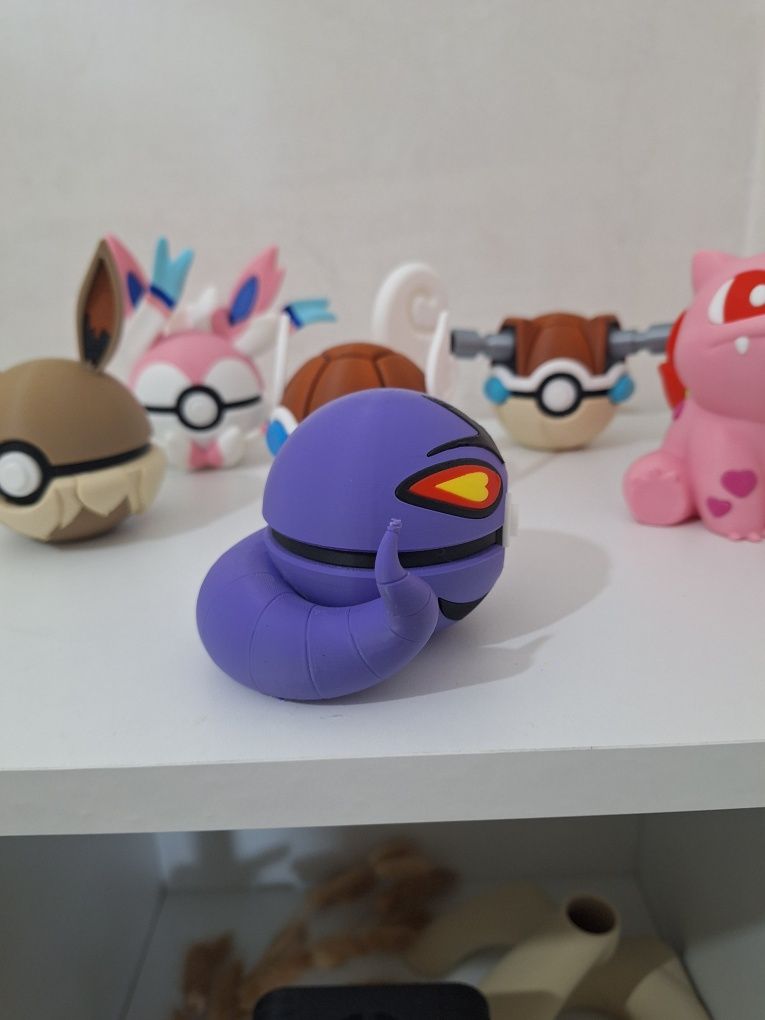 Arbok pokeball pokemon 3d