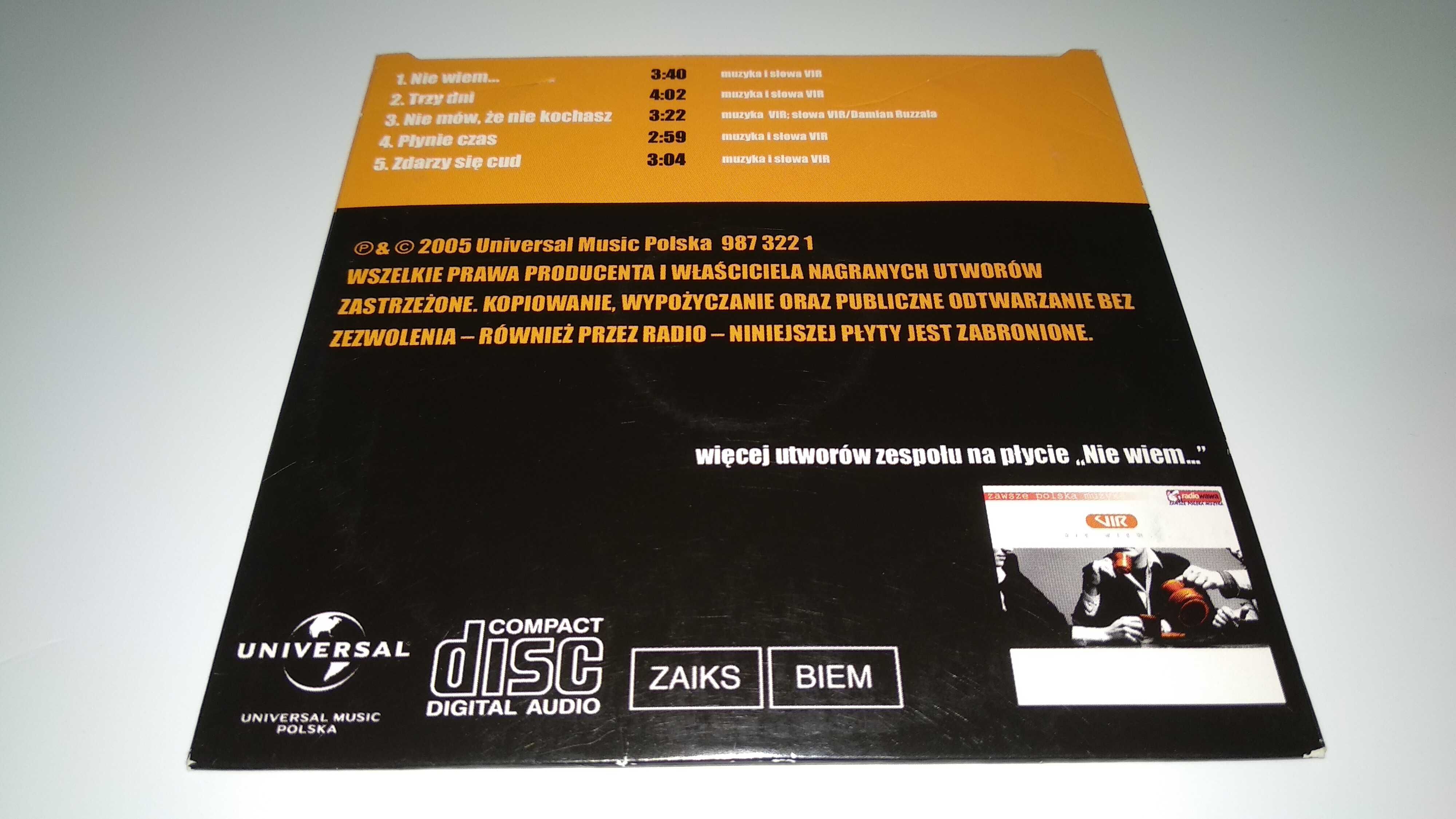 Vir - Trzy dni, Płynie czas