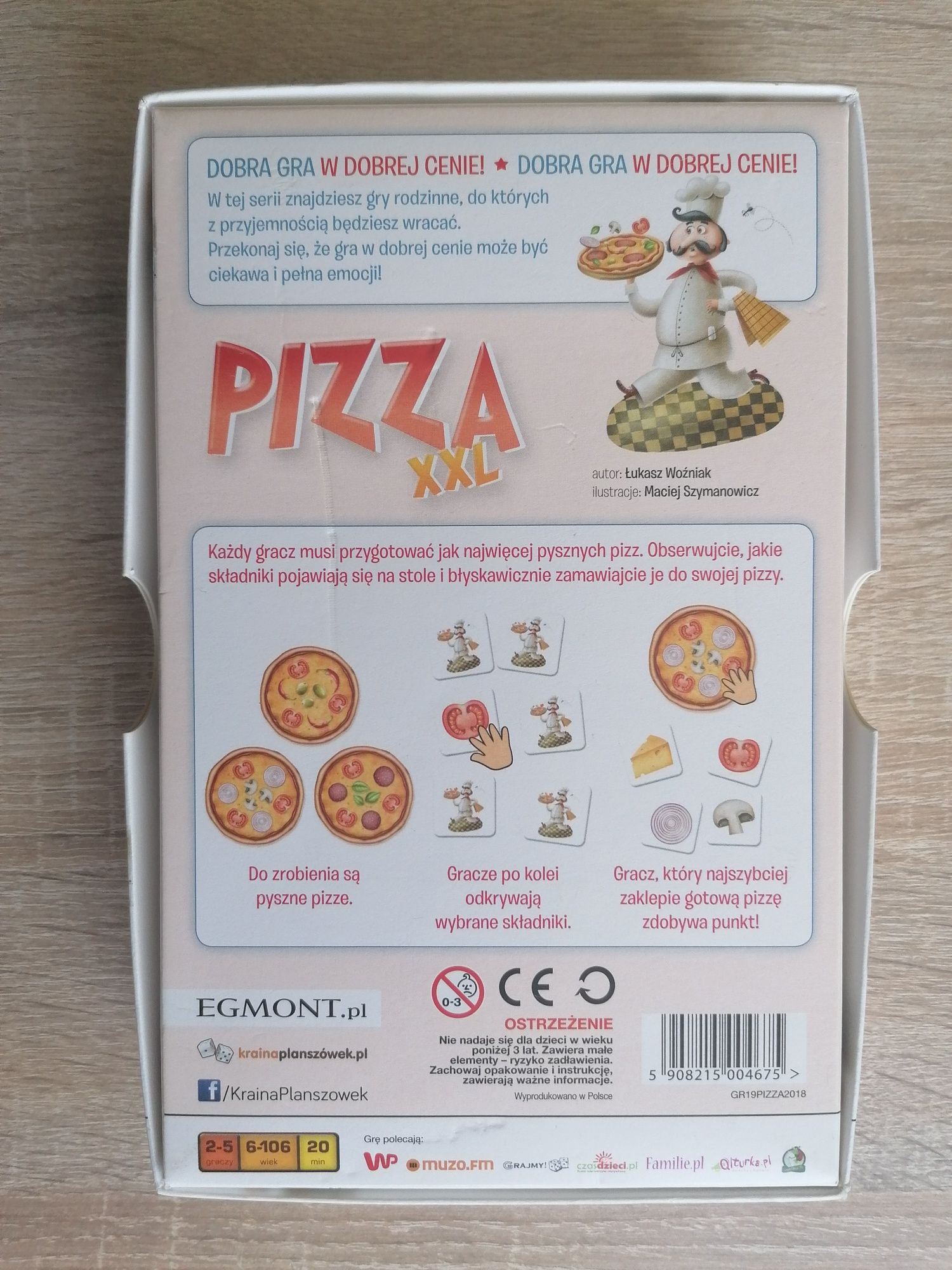 Gra Egmont "Pizza XXL" 6-106 lat