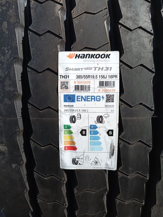 Opony 385/55R19.5 Hankook TH31 naczepa 156J NOWE