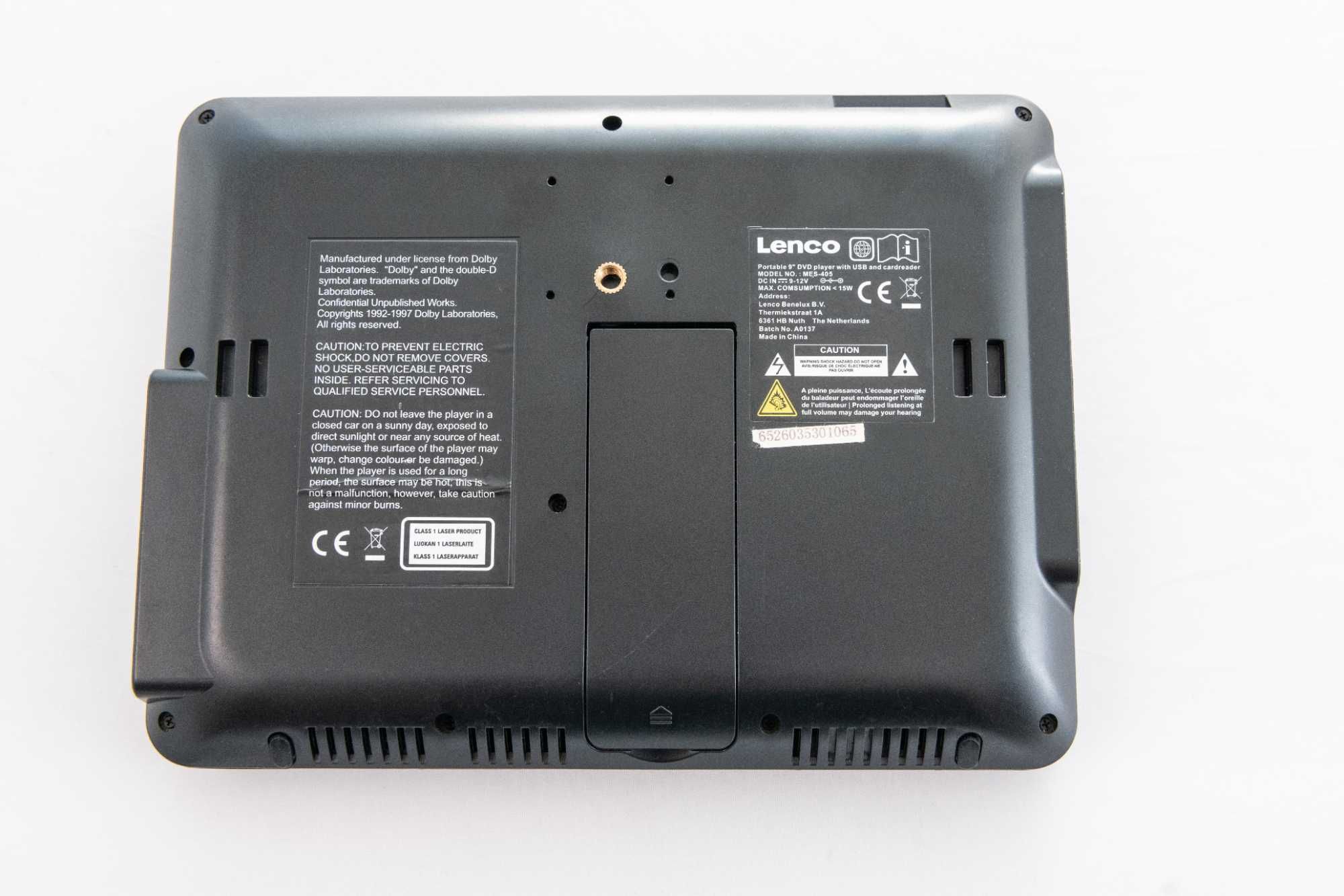 Odtwarzacz DVD z dodatkowym ekranem LENCO MES-40S