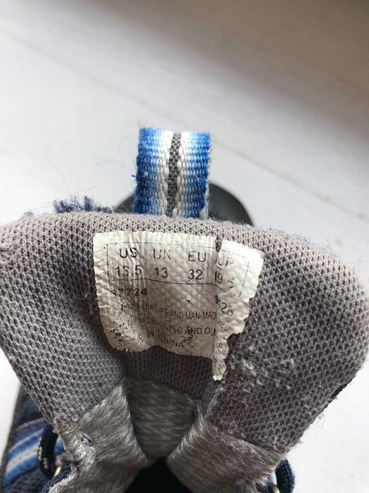 Granatowe niebieskie szare trapery śniegowce Timberland 32 nad kostkę