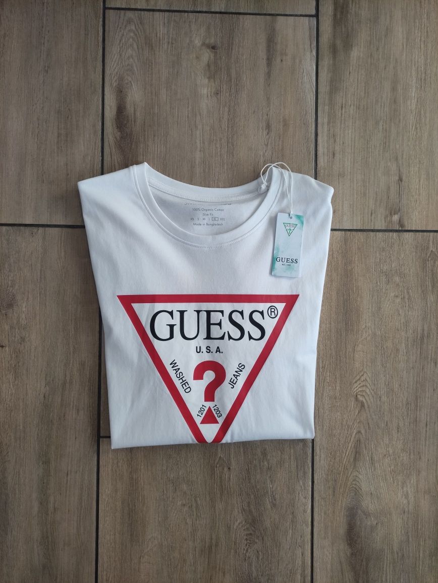 T-shirt Guess, nowy z metką, rozmiar XL i XXL