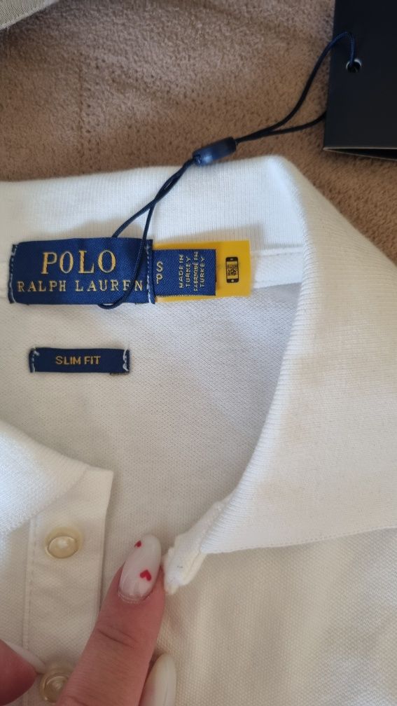 Поло білого кольору розмір s