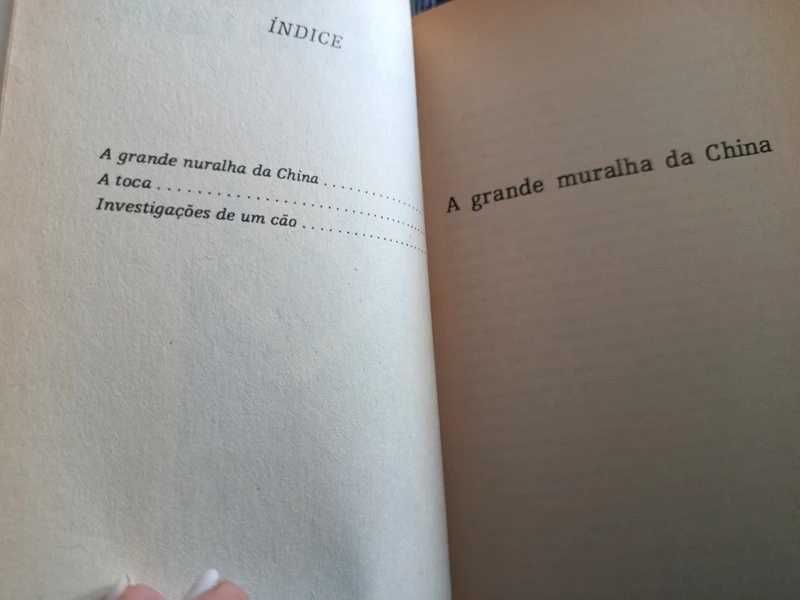 Franz Kafka, A Grande Muralha da China