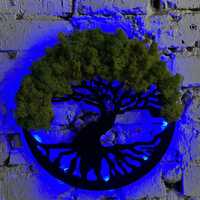 Картина з моху | Картина из мха | Панно «Дерево життя» | Картина