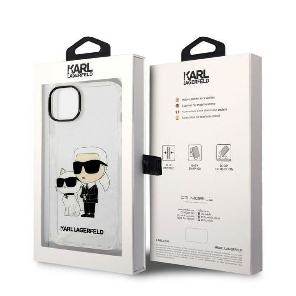 Etui Karl Lagerfeld Karl&Choupette do iPhone 14/15 Plus 6,7"