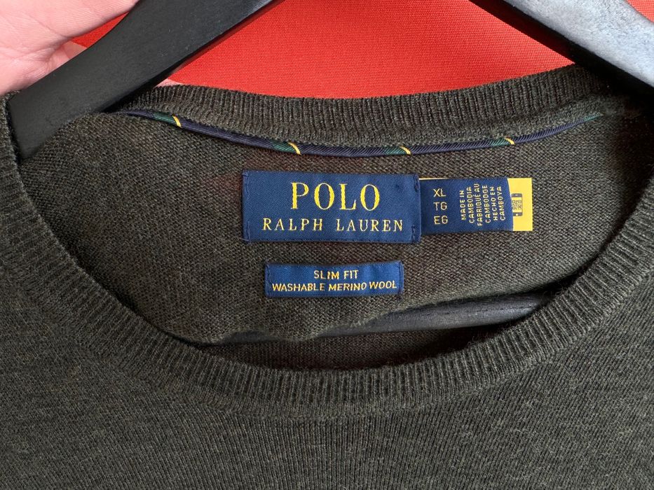 Polo Ralph Lauren чоловічий шерстяний світер светр джемпер розмір XL