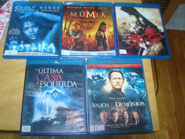11 blu rays originais e 1 serie alguns selados