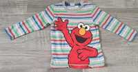 Bluzka z długim rękawem paski Elmo Ulica Sezamkowa Sesame Street H&M