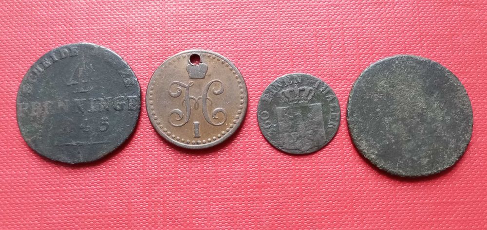 Rosja , Niemcy   Zestaw 4 monet