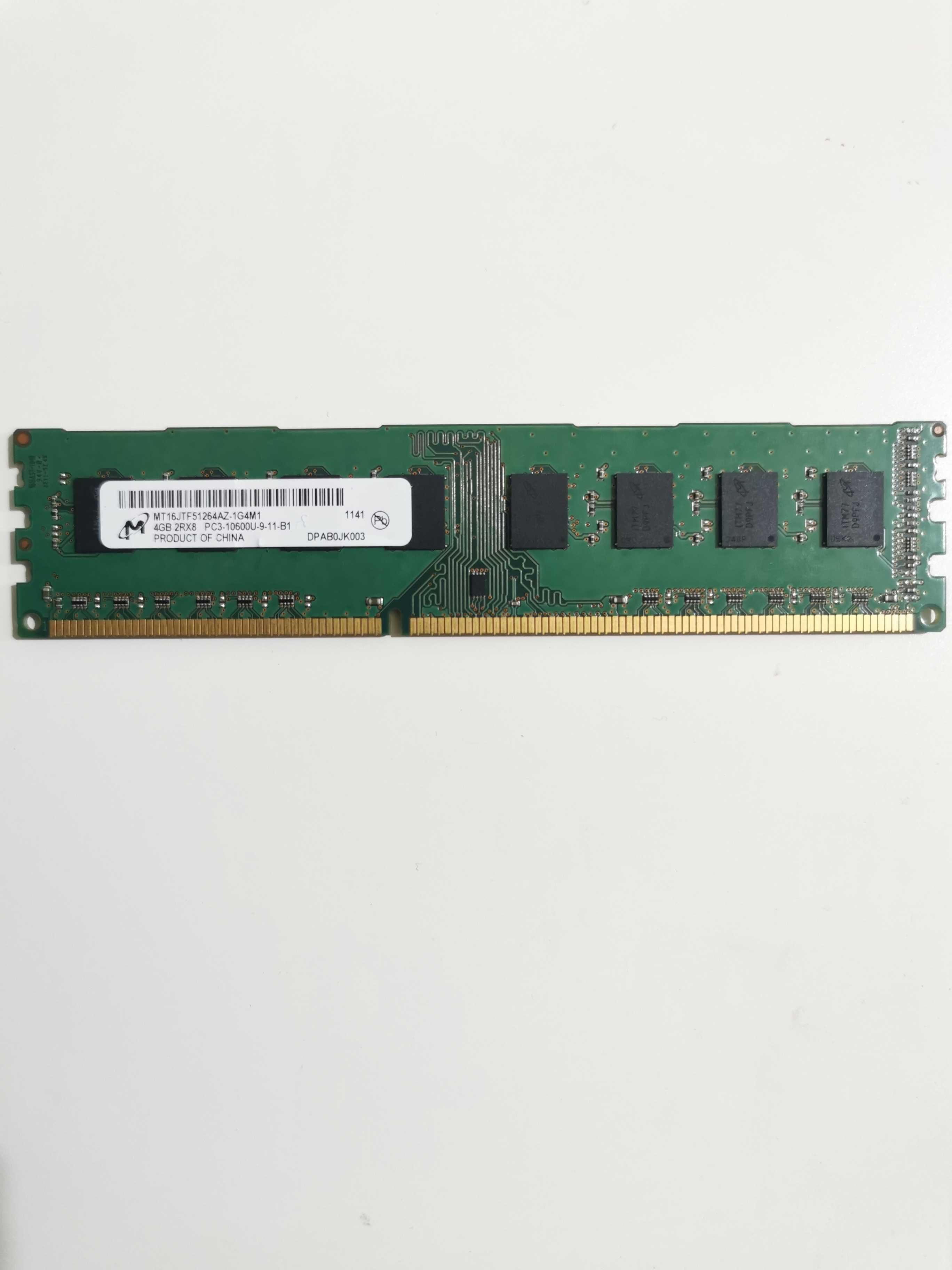 Pamięć, kość RAM 1x 4GB DDR3 1333MHz [MT16JTF51264AZ-1G4M1] (jak Nowa)
