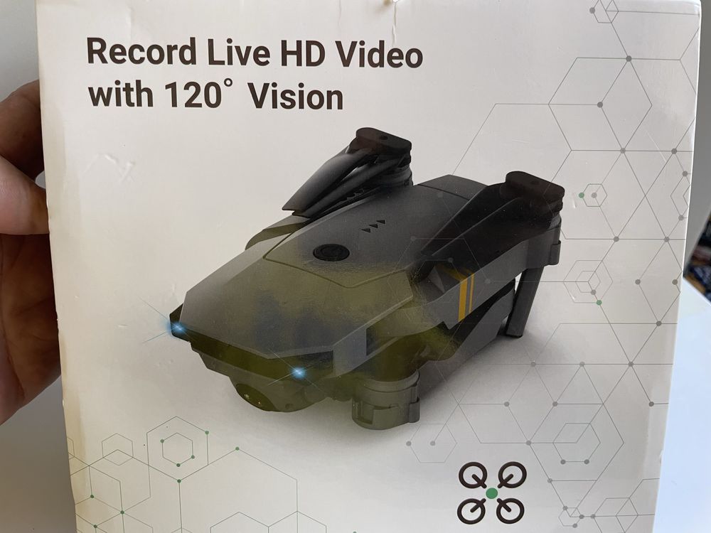 Drone novo na caixa 2 cameras