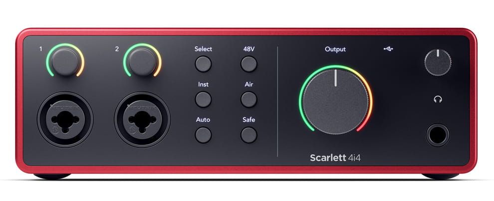 Focusrite Scarlett 4i4 4th Gen – interfejs audio USB