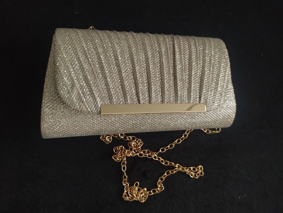 Torebka mała złota