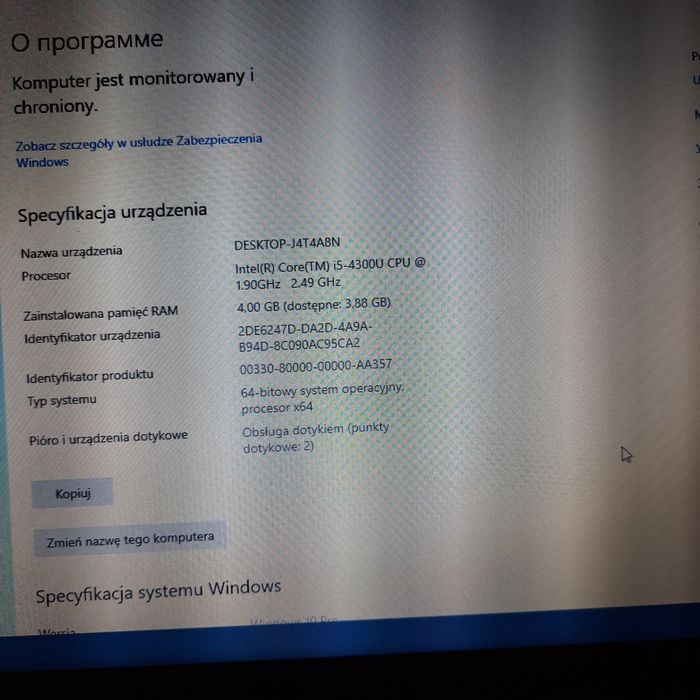 Laptop lenovo x240