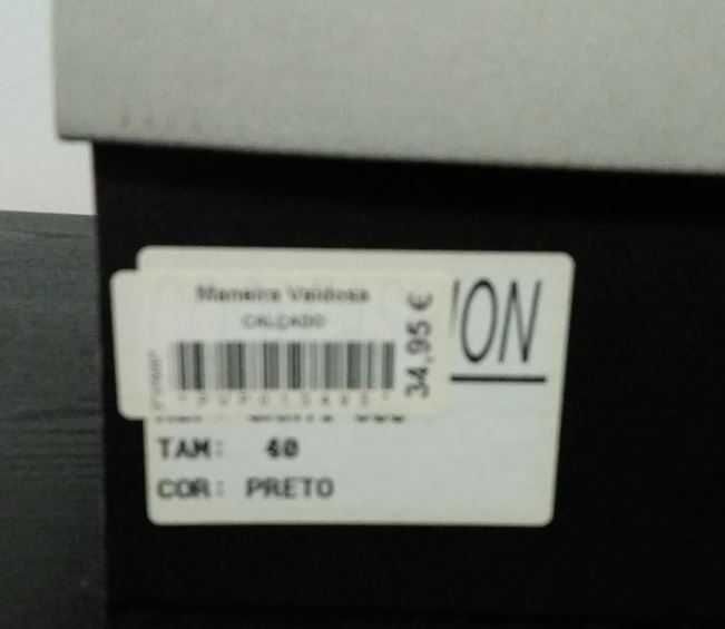 Sapatos tamanho 40