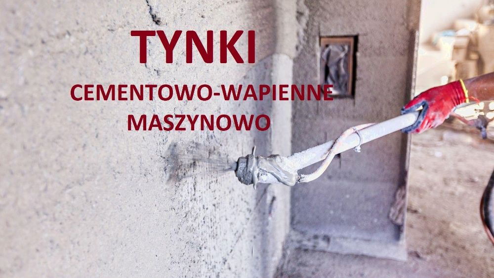 Tynki maszynowo, cementowo-wapienne, Rudnik i okolice