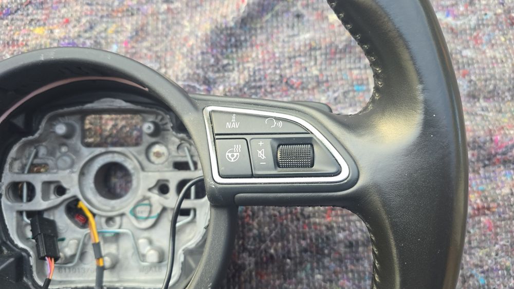 Kierownica grzana Audi A6 C7 A7 C7 4G łopatki