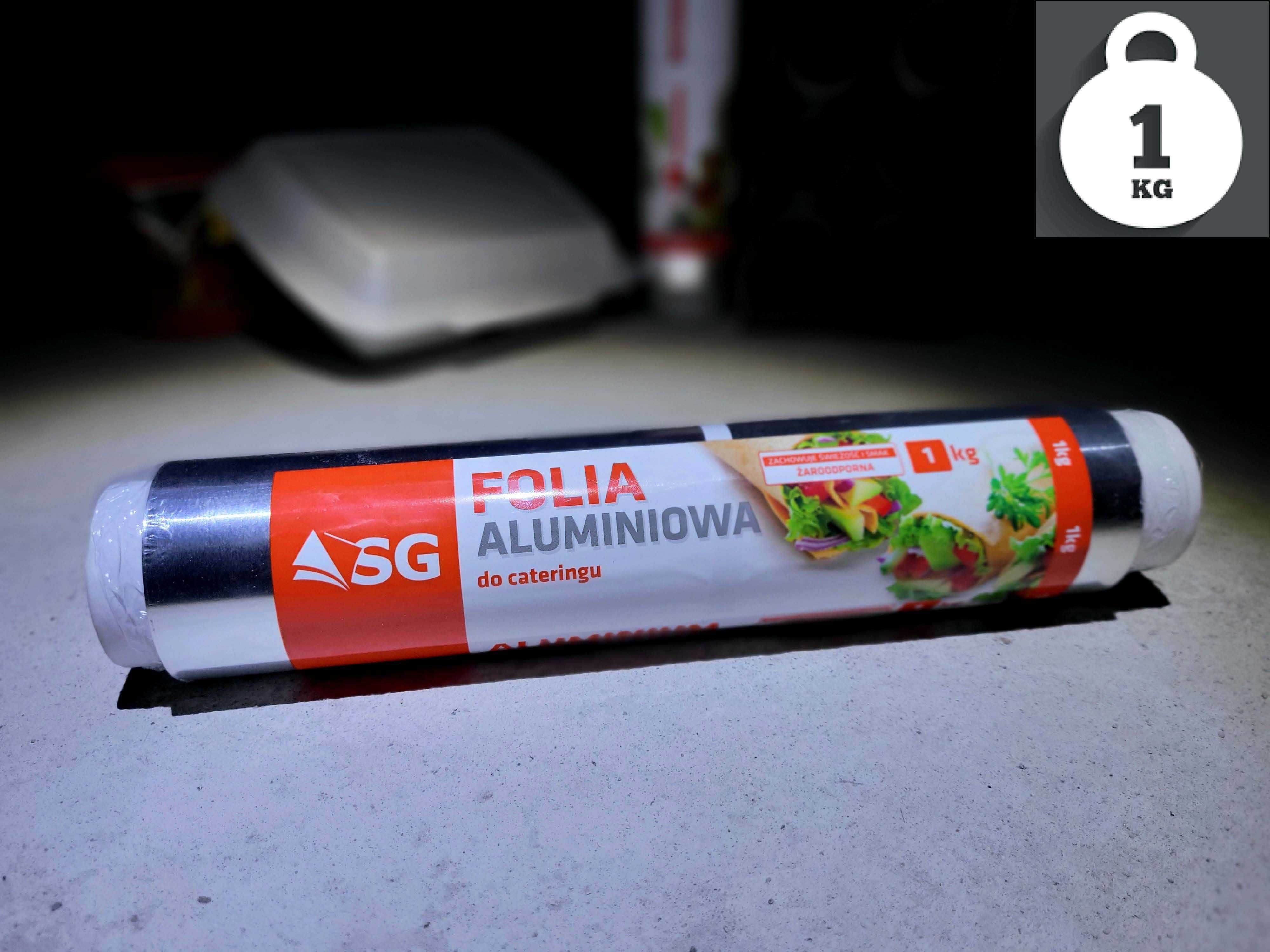 Folia aluminiowa 1 kg spożywcza gastronomiczna cateringowa -GRUBA