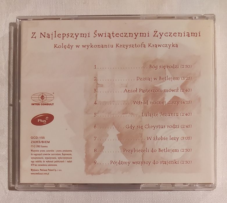 Płyty CD - Kolędy / Krawczyk Rynkowski Dąbkowska