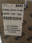 Salamandra de pellets CORAL Água 23kw completa