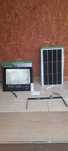 Holofote com painel solar a parte 600w com comando