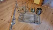 Reling kuchenny metalowy satyna Rejs