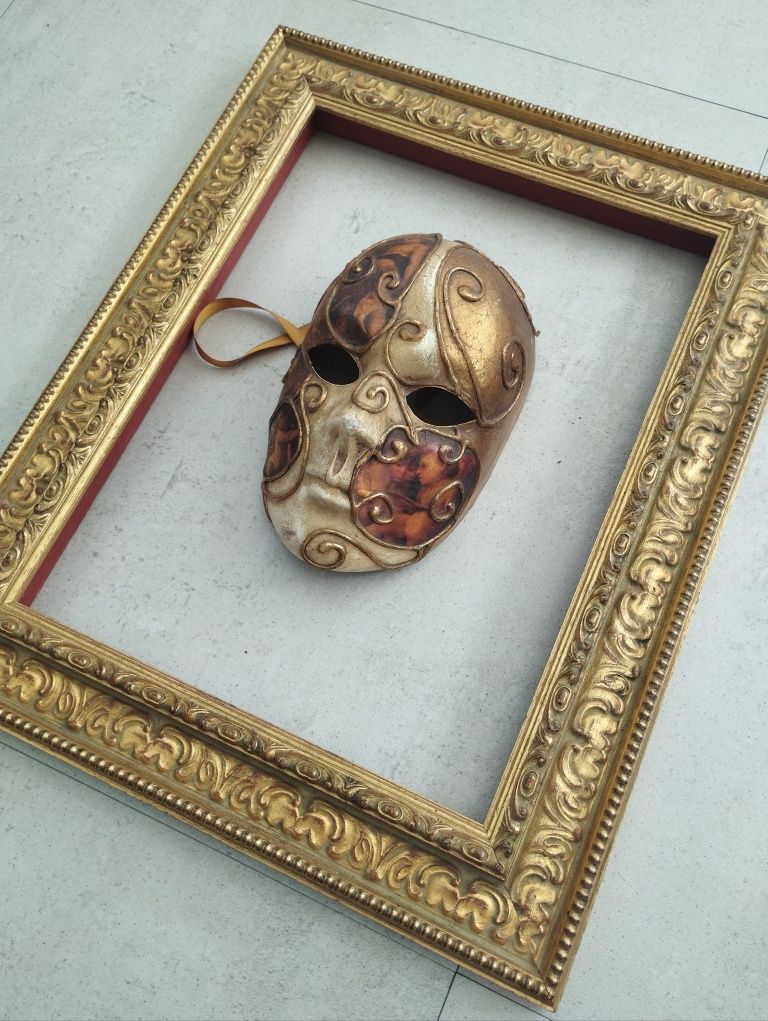 Oryginalna maska wenecka vintage