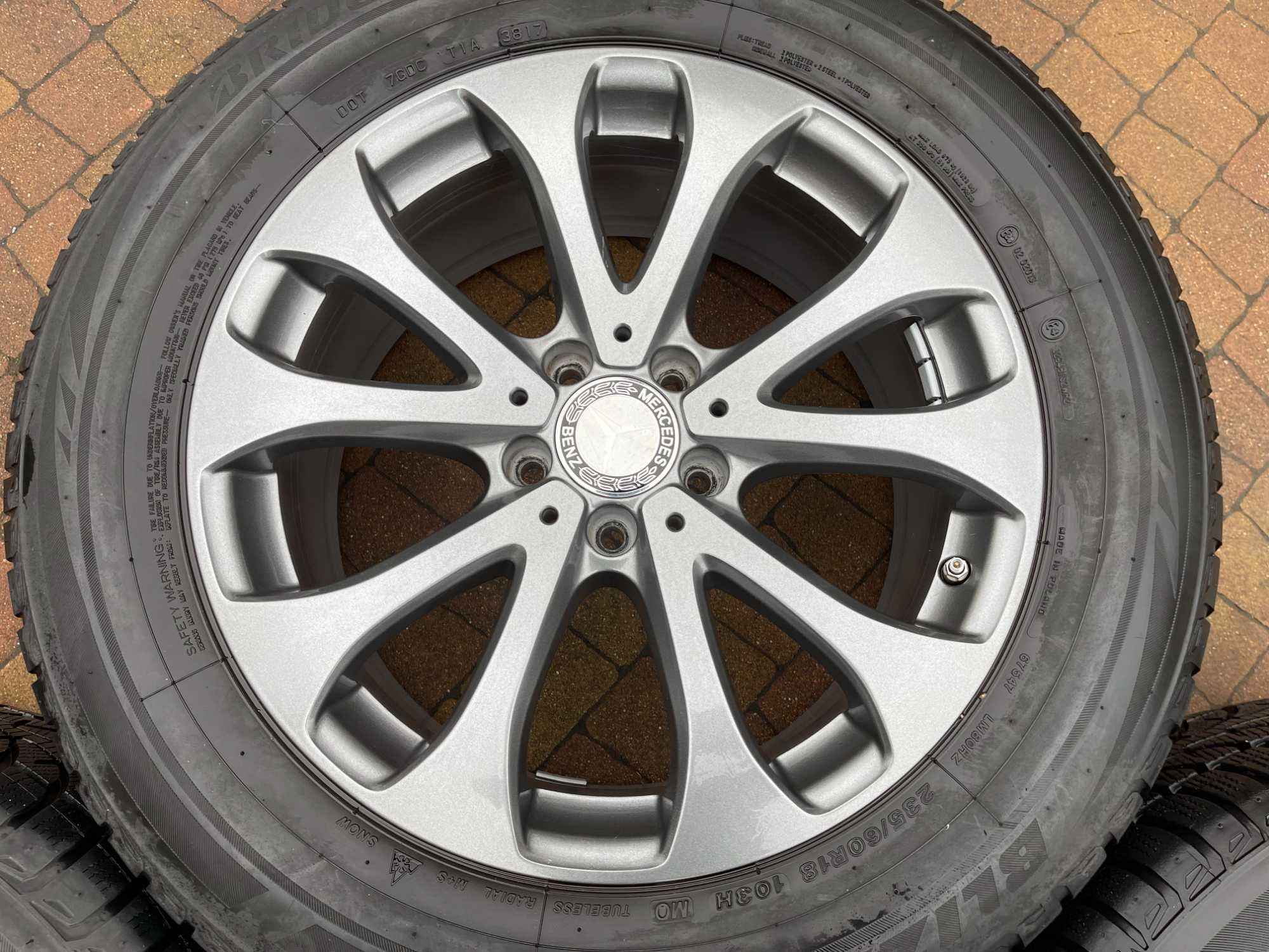 3700. Koła letnie Mercedes GLC oryginalne 5x112 ET38 235/60/18 2022/23