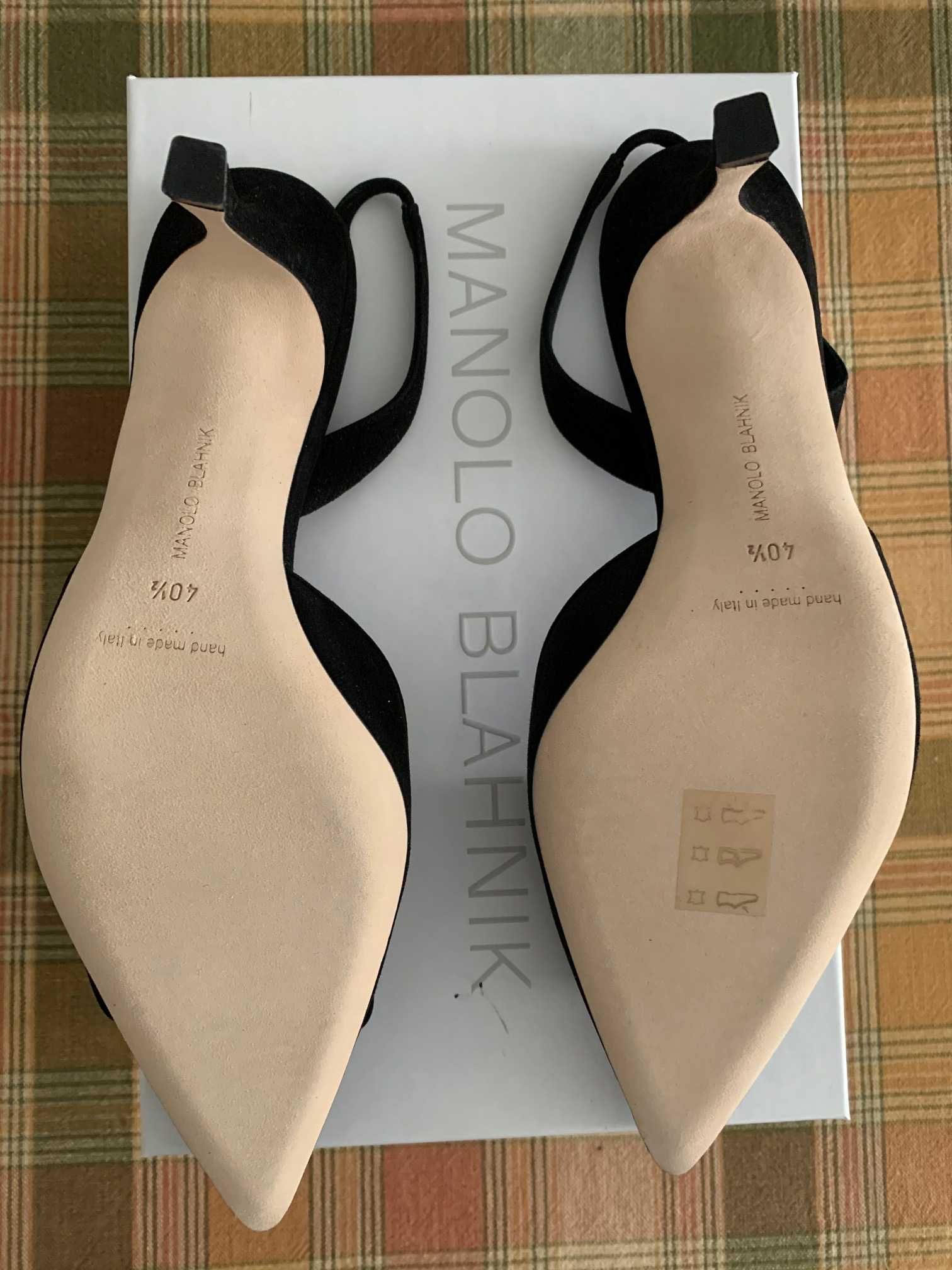 półbuty-skóra naturalna MANOLO BLAHNIK,nowe