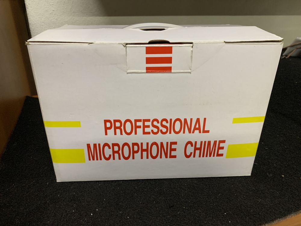 Microfone Profissional de chamada (chime)